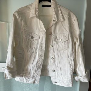 ALL SAINTS WHITE DENIM JACKET